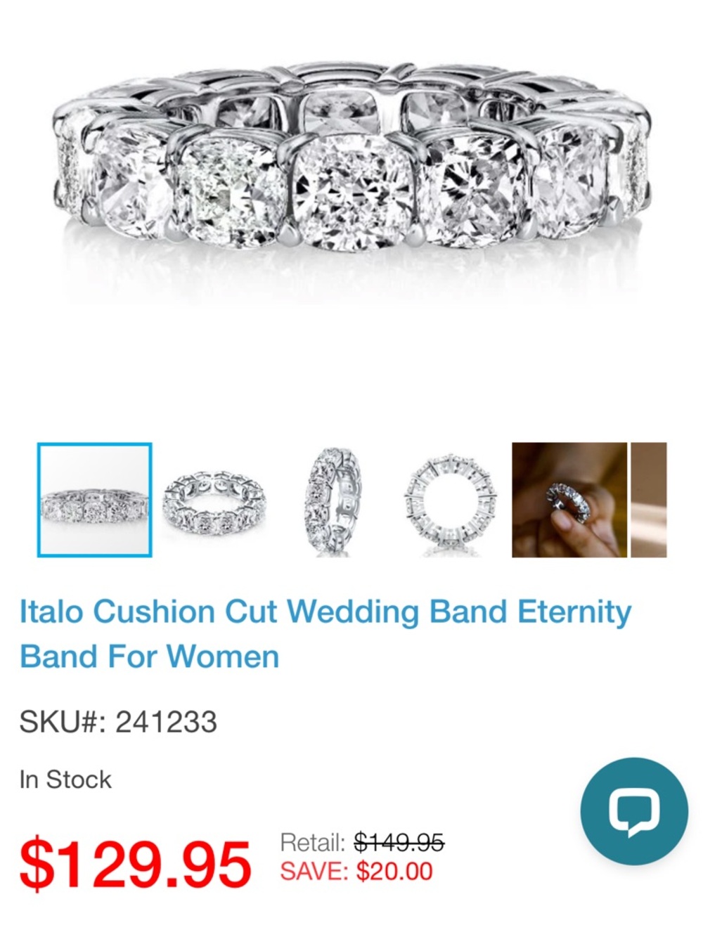 Italio Jewlery Ring Set - Picture 4 of 4